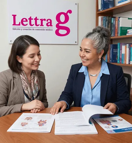 Testimoniales lettra g, letra g, agencia de diseño editorial